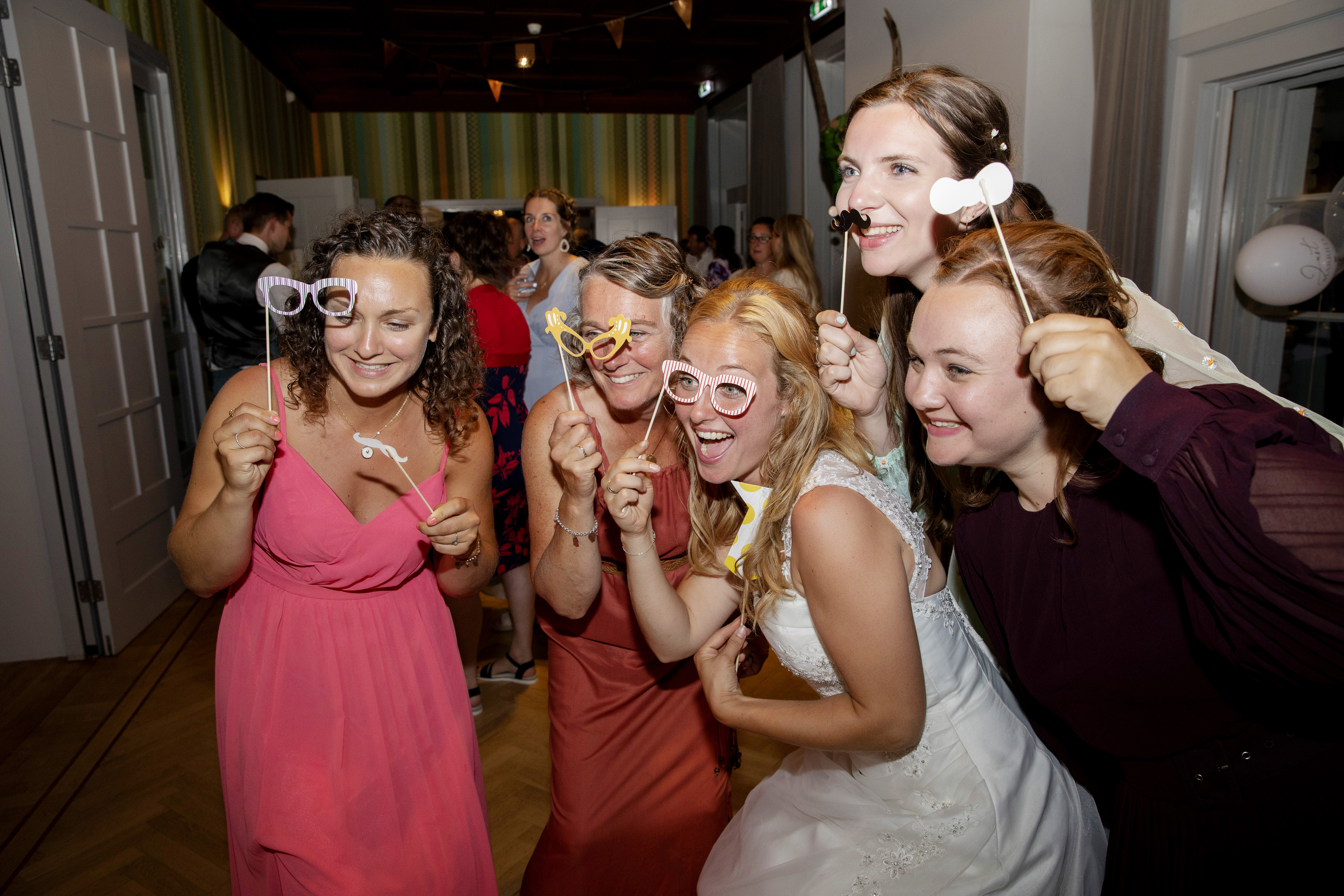 Voorbeeld photobooth – props sfeerbeeld